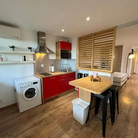 Apartment Appart-hotel Avec Cuisine Equipee Et Baignoire Clapiers